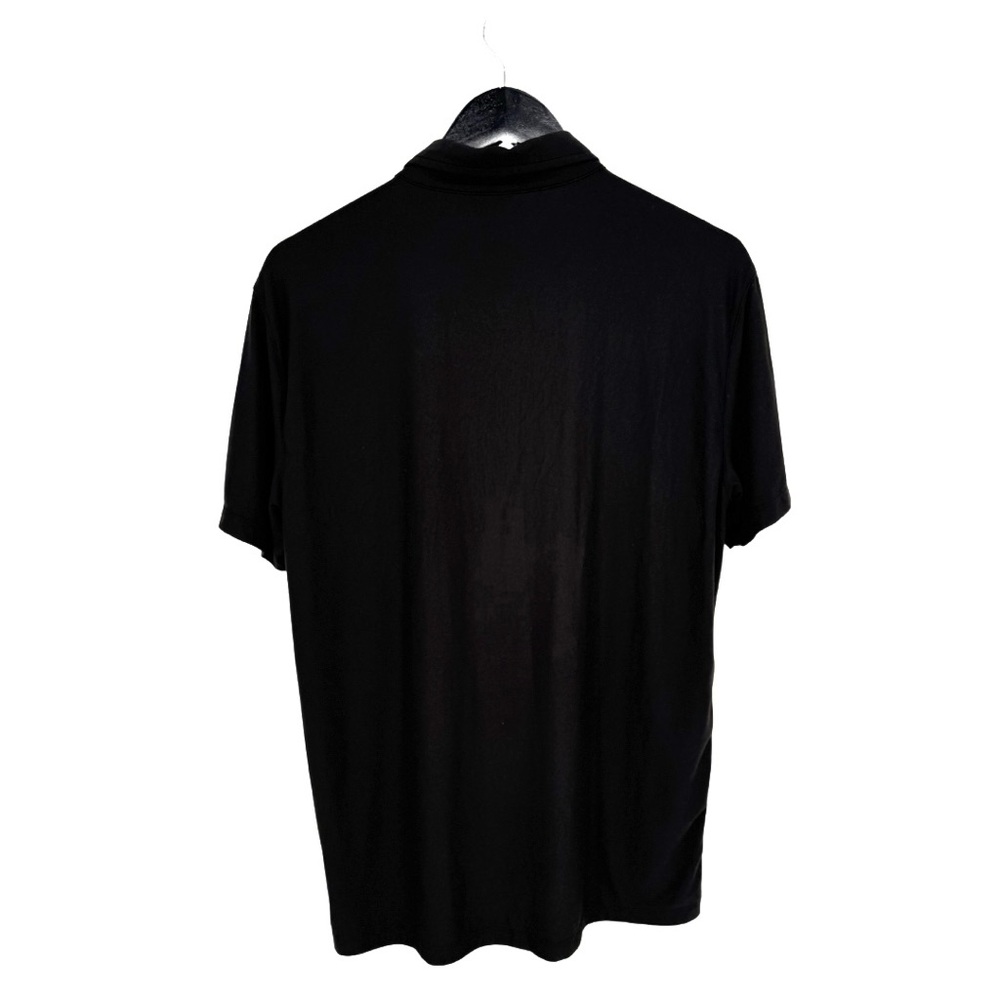 Vuori Strato Tech‎ Performance Knit Polo Black Medium Golf Athleisure Casual - Picture 3 of 9